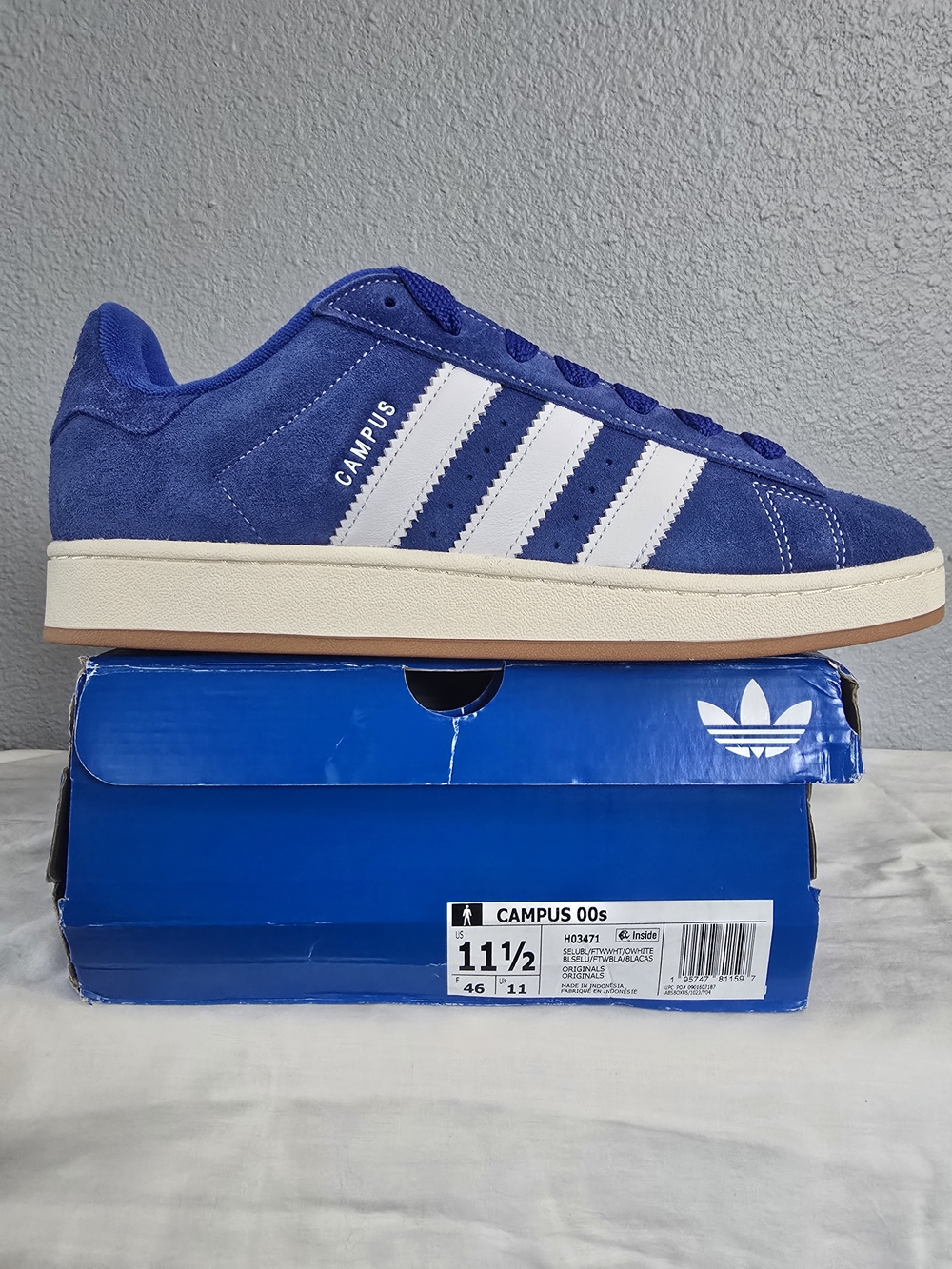 Adidas Campus 00s Suede Men's Sneakers in Royal Blue